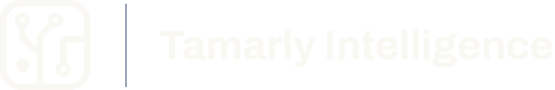 Tamarly Intelligence